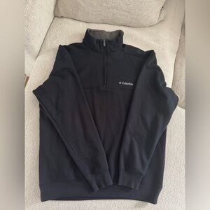 Columbia Men's Black Zip-Up Sweater